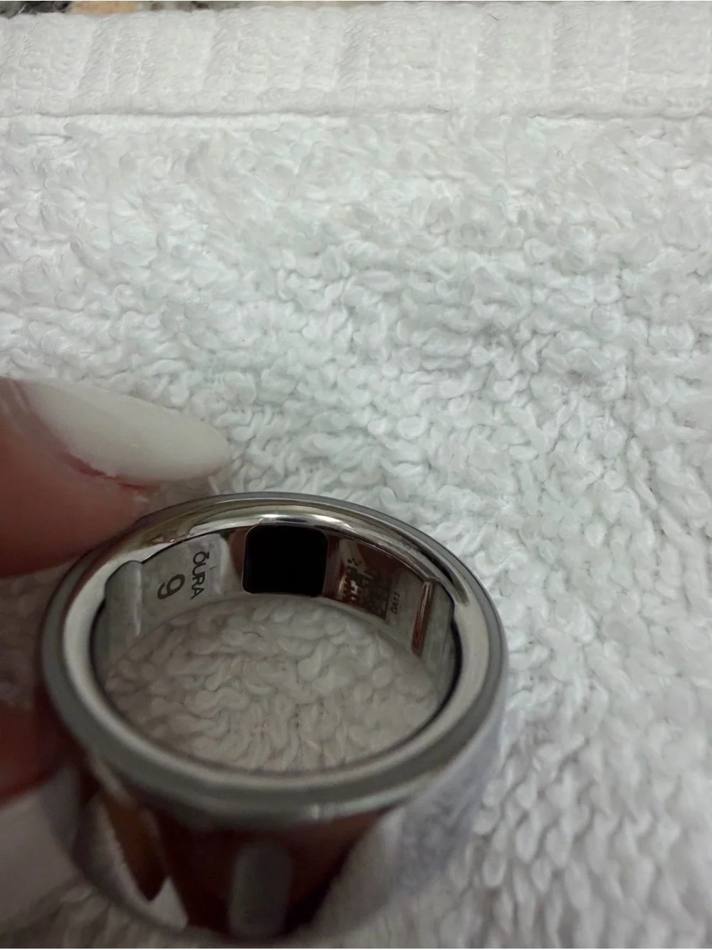 Oura Ring 4 Silver Size 9